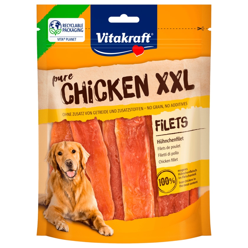 Vitakraft pure Chicken XXL Hühnchenfilets 80g